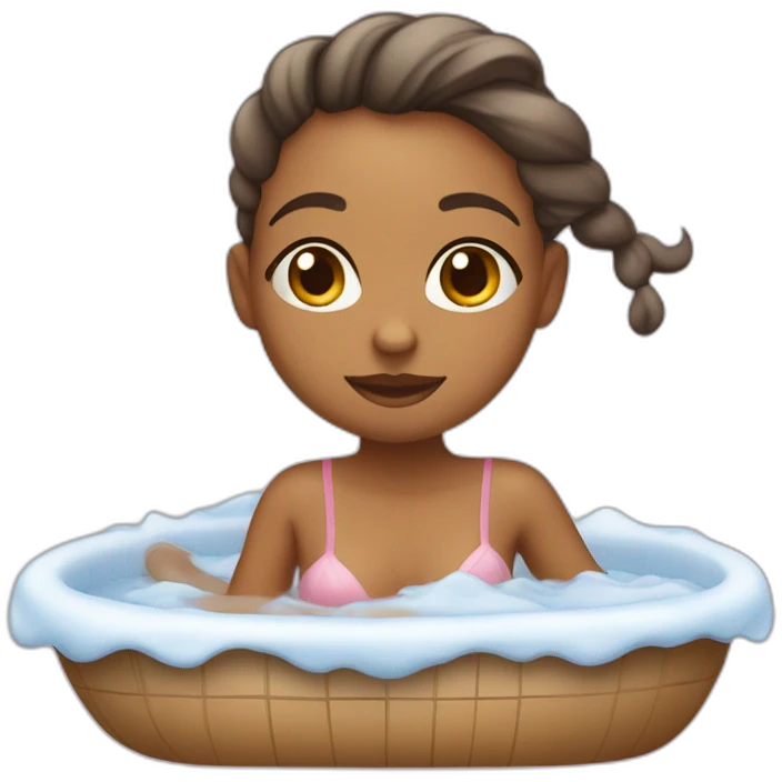 Fille en mayo de bain🩱 emoji