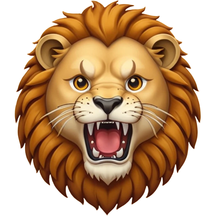 Lion roaring emoji