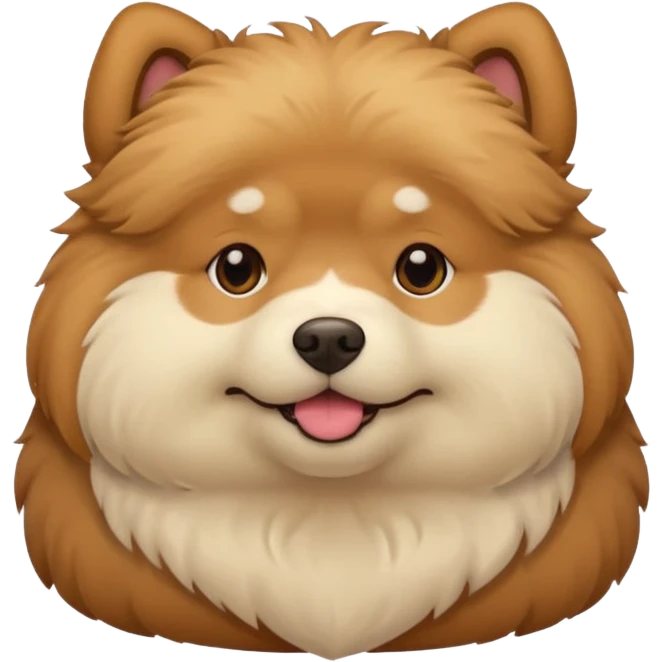 Fat. Dog emoji