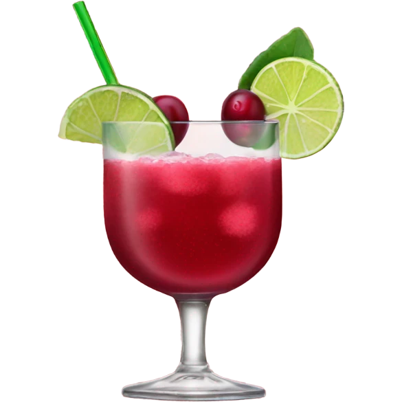Cranberry margarita  emoji
