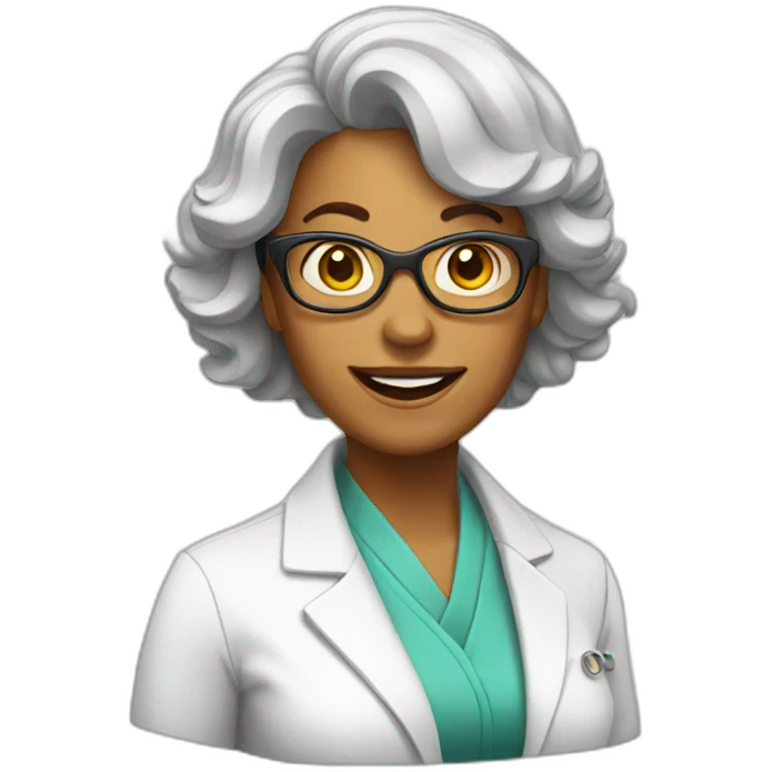 crazy women scientist emoji