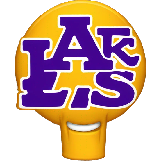 Lakers logo emoji