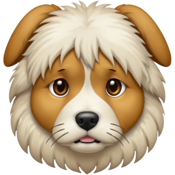 Dog dying emoji