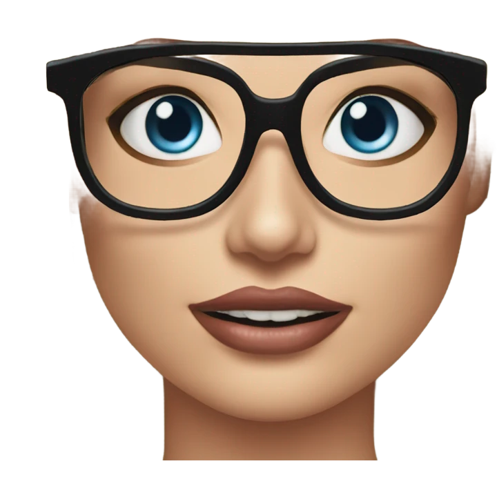 :Margot Robbie: glasses  emoji
