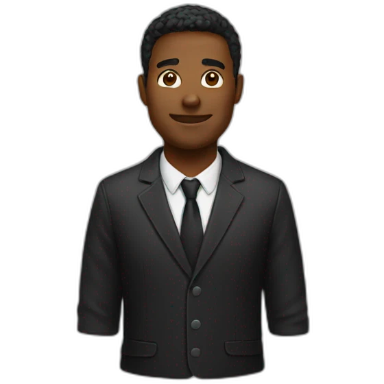 men black emoji
