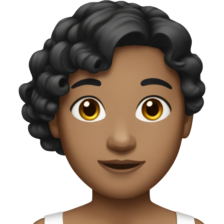 Wedding - light skin black hair emoji
