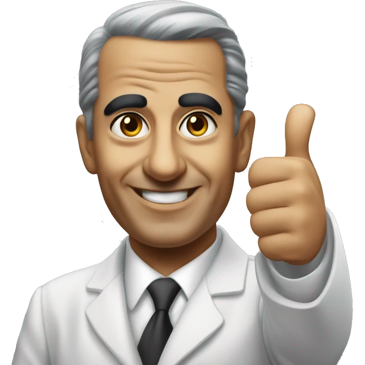 photorealistic Gamal Nasser shows thumbs up emoji