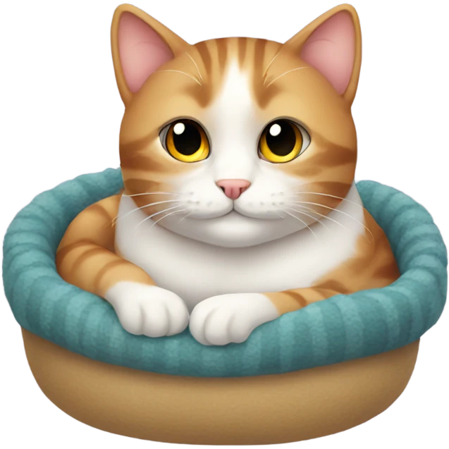 Cozy cat emoji