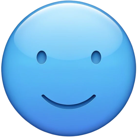 blue circle emoji