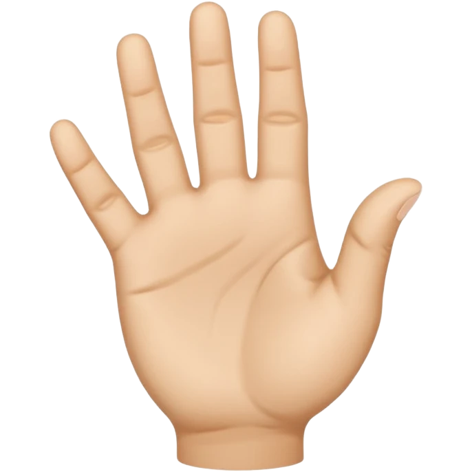 The Arabic hand gesture of “Khod” emoji