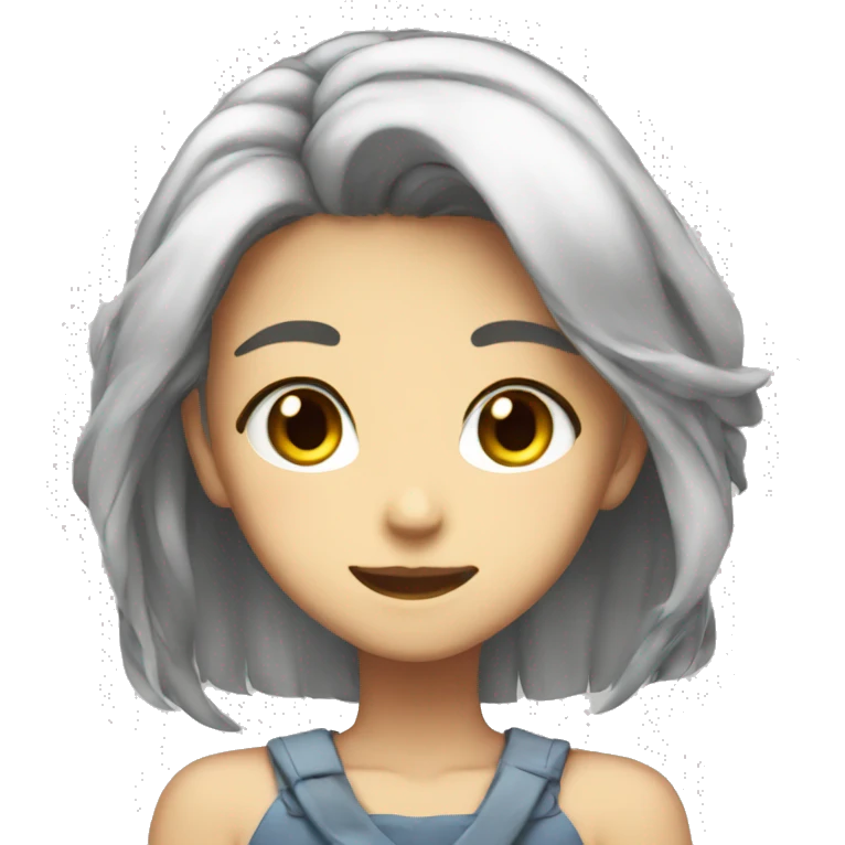 Anime girl emoji