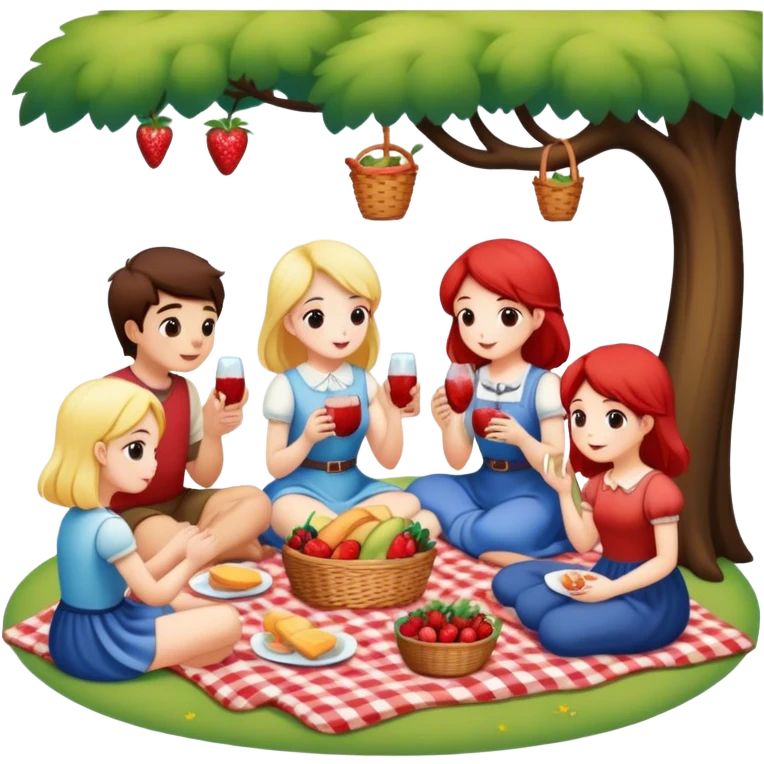 Cozy Fantasy picnic  emoji