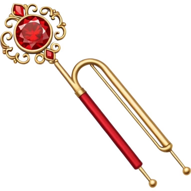 Red & Gold Hairpin 



 emoji