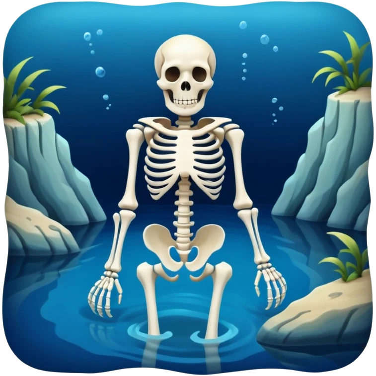 No pink cove skeleton make emoji