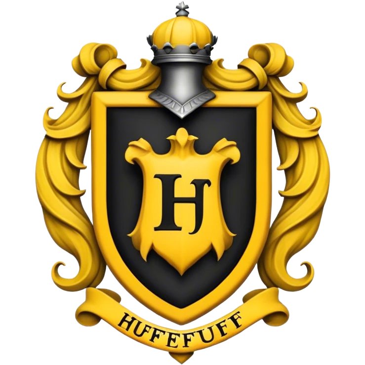 Hufflepuff crest emoji
