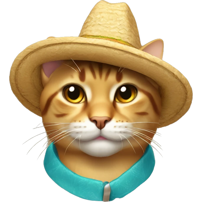 Gato con sombrero emoji