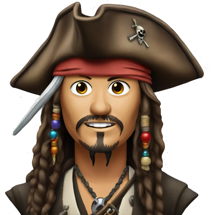 jack sparrow johnny depp emoji