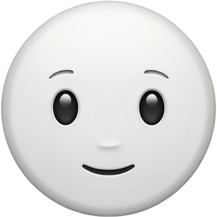 White circle emoji
