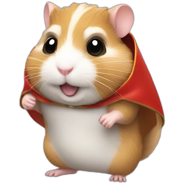 HAMSTER SUPERHERO emoji