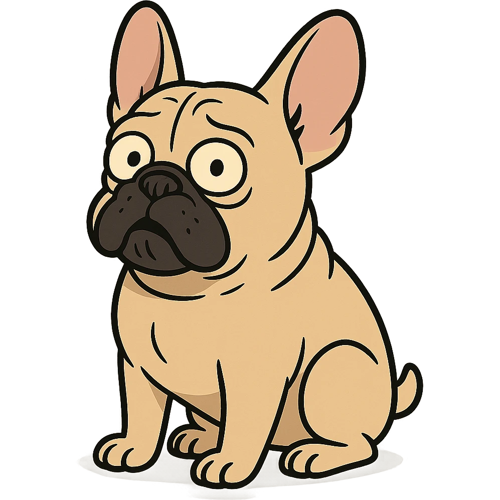 French bulldog emoji