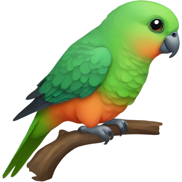 Female red bellied parrot emoji