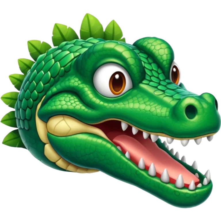 Hazme un avión con cabeza de cocodrilo  emoji