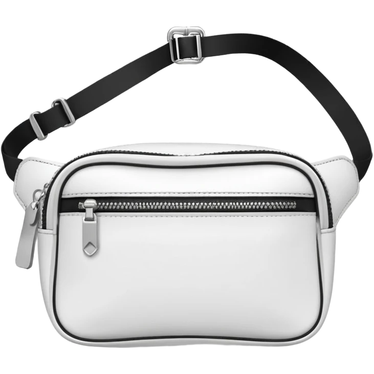 white waist bags emoji