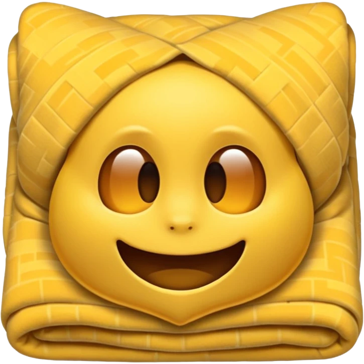 Cozy blanket emoji