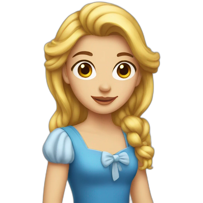 Fille belle emoji