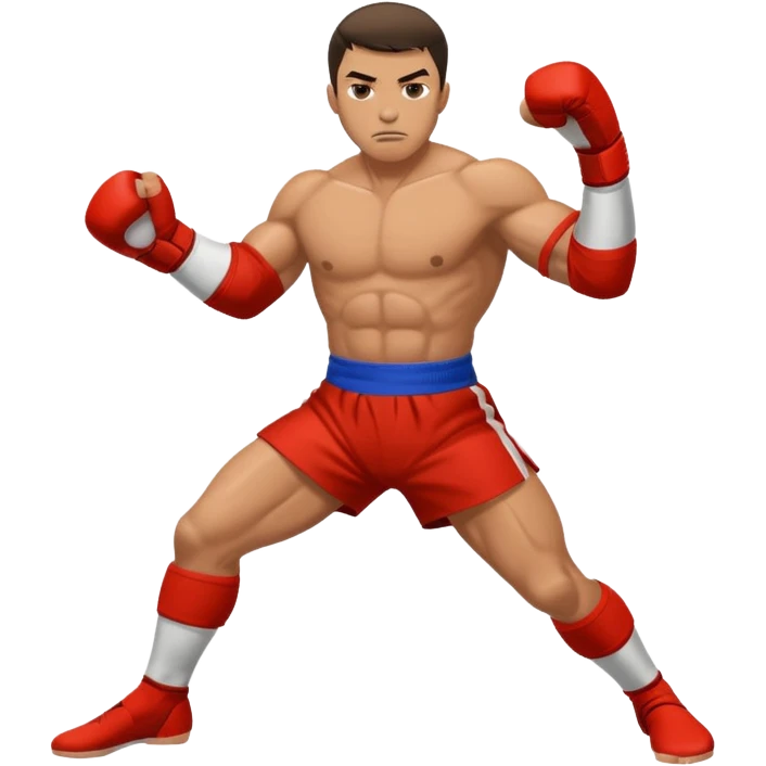 fighter kicking emoji