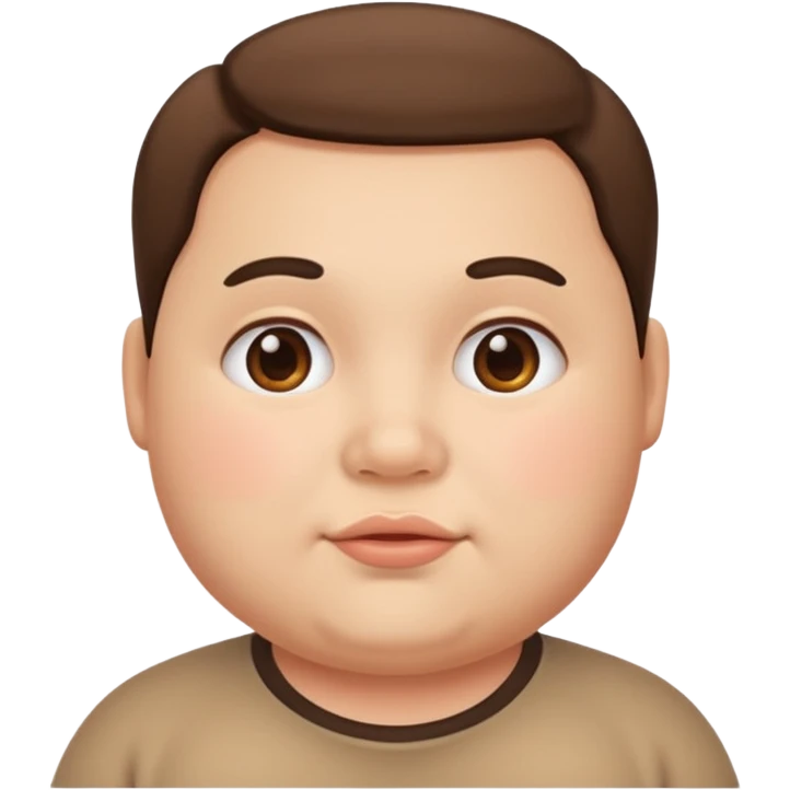 Lino con los cachetes emoji