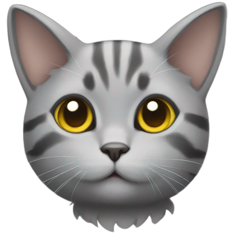 Pikachu grey cat emoji