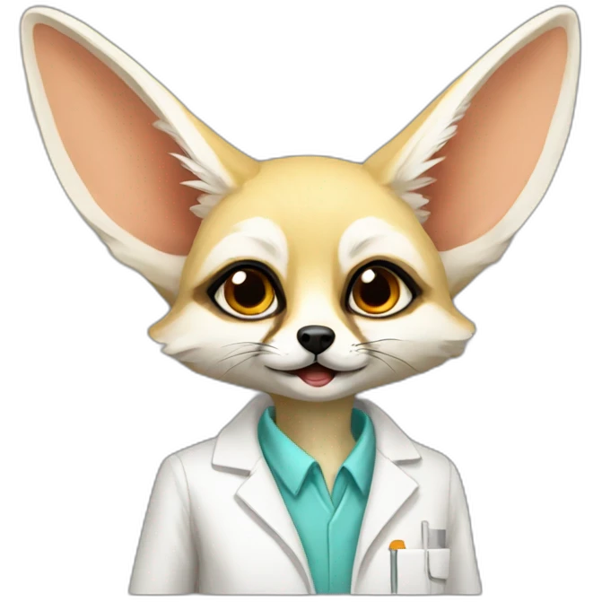 fennec-scientist emoji
