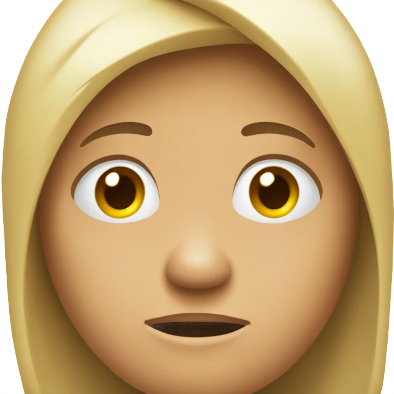 nodding but sad emoji