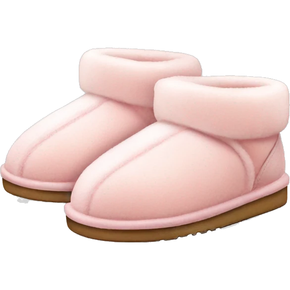 light pink ugg slippers  emoji