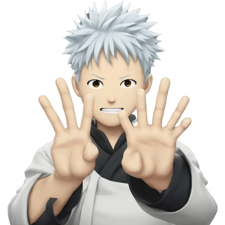 domain expansion hand sign jujutsu kaisen emoji