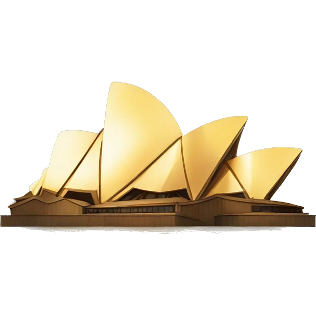 sydney opera house shimmering in the sunlight emoji