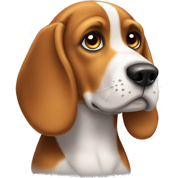 Beagle not listening emoji