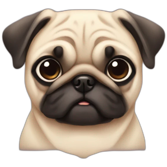 pug kawaii emoji