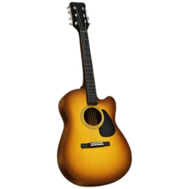 guitar playing emoji