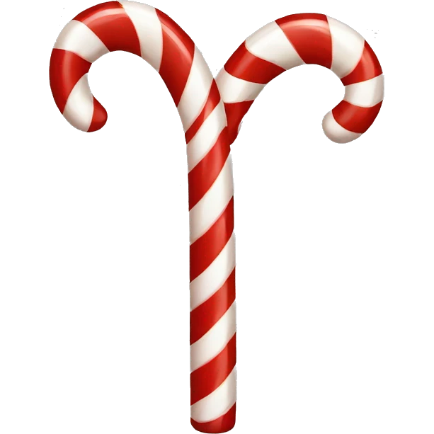 candy cane emoji