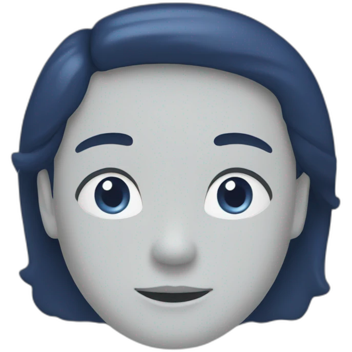 simply line and navy color emoji