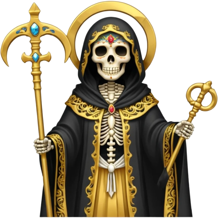 la santa muerte gold emoji
