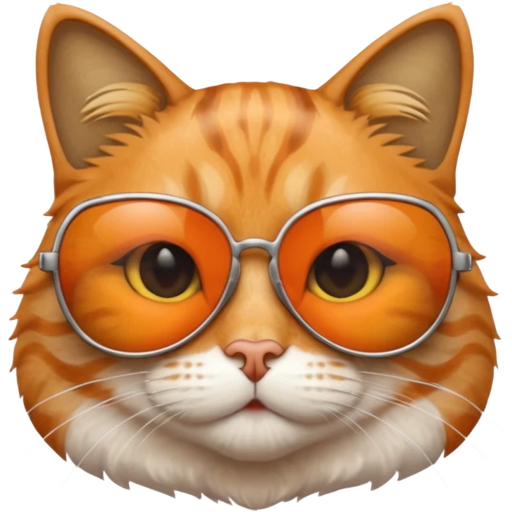 Cat wearing sunglasses emoji