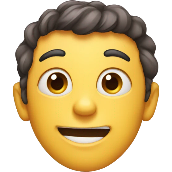 a emoji with no pupils and a huge grin emoji