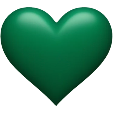 heart  dark green emoji