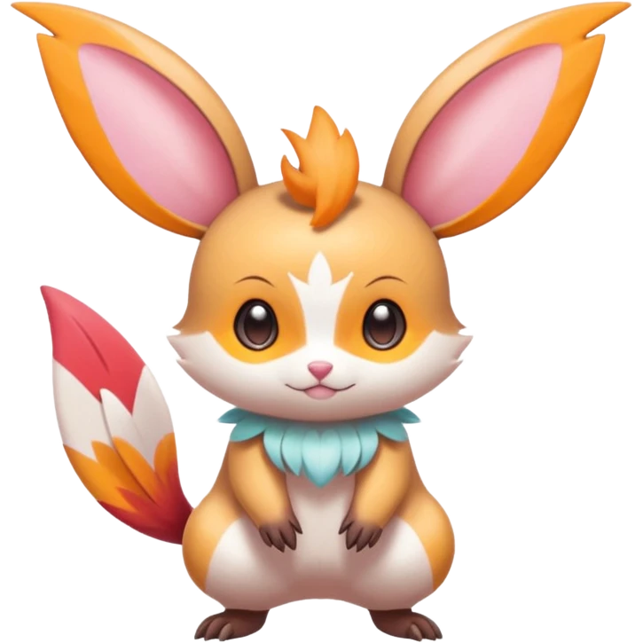 Tropical Exotic Minccino-Victini-Emolga-fusion  emoji