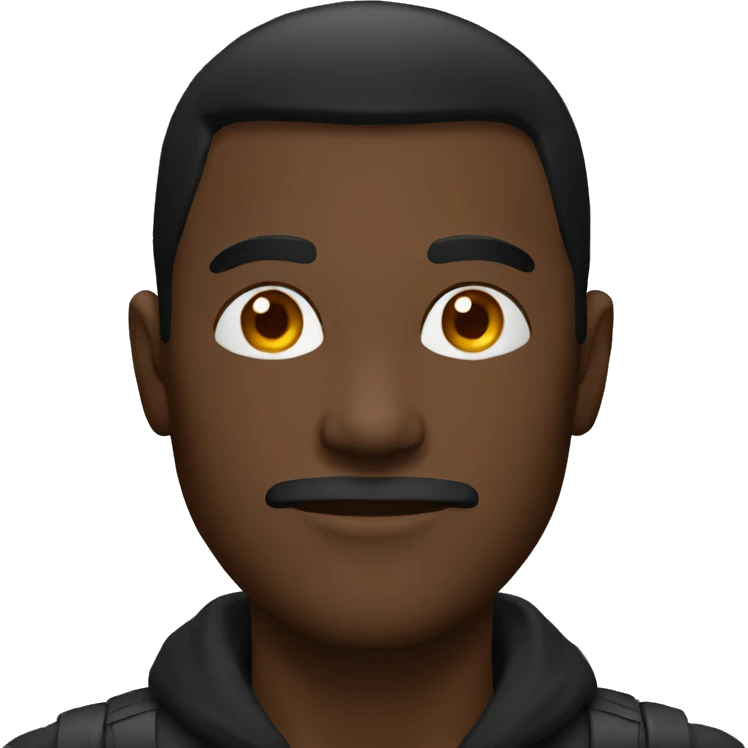 Man black emoji