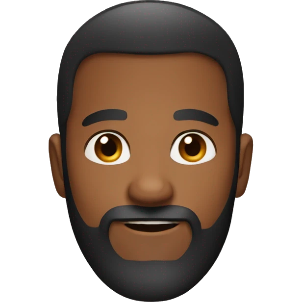 brown male with beard emoji