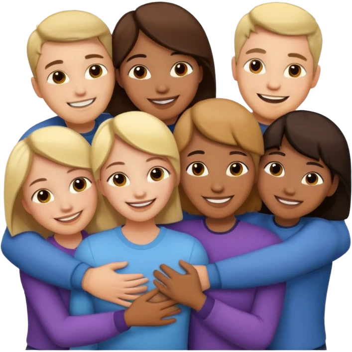 Home of rat, pig, cow, rabbit hugs emoji